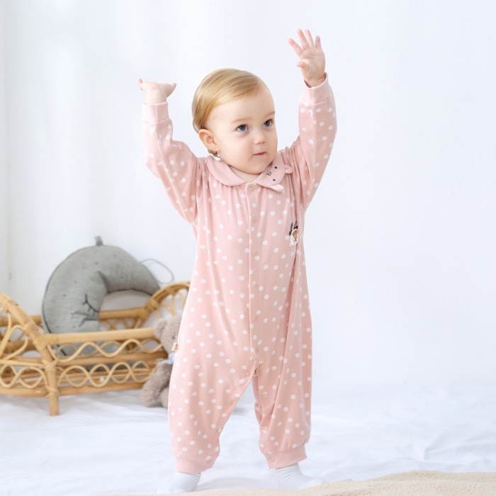 91家纺网 家纺一手货源 找家纺 （总）【惊喜捡漏】婴儿连体衣a类纯棉长袖春秋季新生儿哈衣爬爬服宝宝