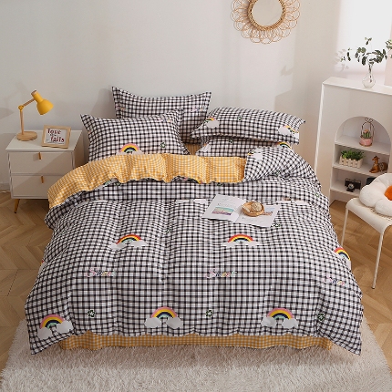 91家纺网 家纺一手货源 找家纺 （总）牧笛缘家纺 2025新款全棉12868四件套