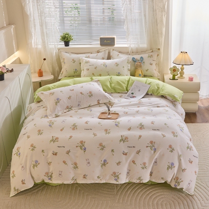 91家纺网 家纺一手货源 找家纺 （总）牧笛缘家纺 2025新款全棉12868四件套