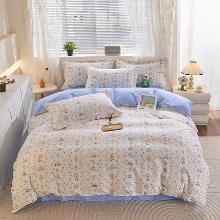 91家纺网 家纺一手货源 找家纺 （总）牧笛缘家纺 2025新款全棉12868四件套