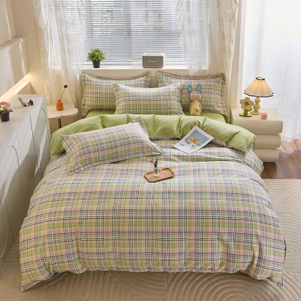 91家纺网 家纺一手货源 找家纺 （总）牧笛缘家纺 2025新款全棉12868四件套