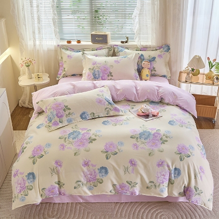 91家纺网 家纺一手货源 找家纺 （总）牧笛缘家纺 2025新款全棉12868四件套