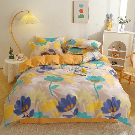 91家纺网 家纺一手货源 找家纺 （总）牧笛缘家纺 2025新款全棉12868四件套