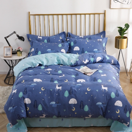 91家纺网 家纺一手货源 找家纺 （总）牧笛缘家纺 2025新款全棉12868四件套