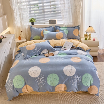 91家纺网 家纺一手货源 找家纺 （总）牧笛缘家纺 2025新款全棉12868四件套