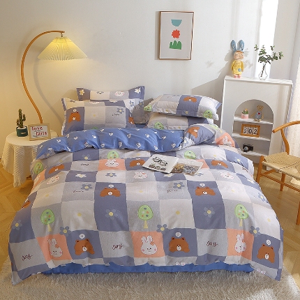 91家纺网 家纺一手货源 找家纺 （总）牧笛缘家纺 2025新款全棉12868四件套