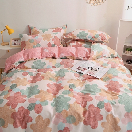 91家纺网 家纺一手货源 找家纺 （总）牧笛缘家纺 2025新款全棉12868单被套