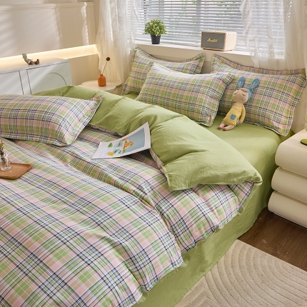 91家纺网 家纺一手货源 找家纺 （总）牧笛缘家纺 2025新款全棉12868单被套