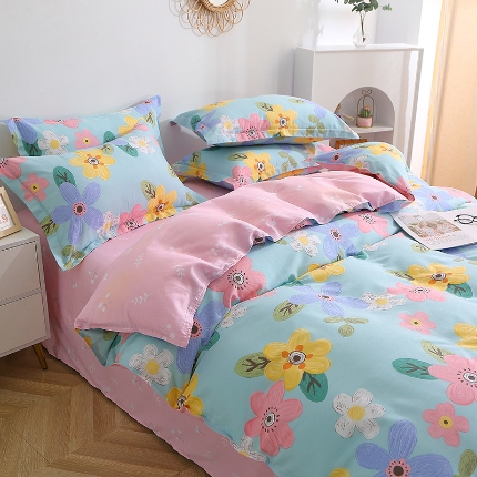 91家纺网 家纺一手货源 找家纺 （总）牧笛缘家纺 2025新款全棉12868单被套