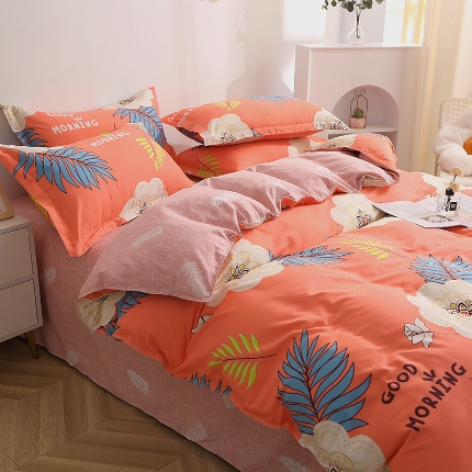 91家纺网 家纺一手货源 找家纺 （总）牧笛缘家纺 2025新款全棉12868单被套