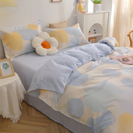 91家纺网 家纺一手货源 找家纺 （总）牧笛缘家纺 2025新款全棉12868单被套