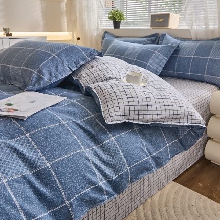 91家纺网 家纺一手货源 找家纺 （总）牧笛缘家纺 2025新款全棉12868单被套