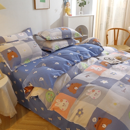 91家纺网 家纺一手货源 找家纺 （总）牧笛缘家纺 2025新款全棉12868单被套