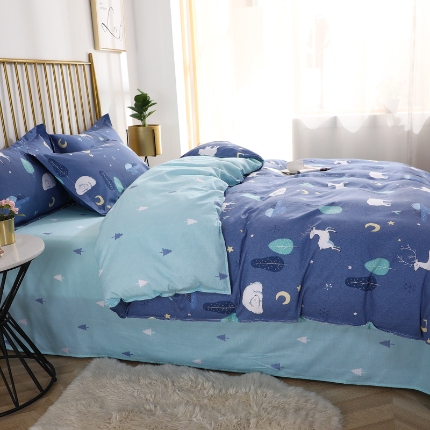 91家纺网 家纺一手货源 找家纺 （总）牧笛缘家纺 2025新款全棉12868单被套