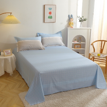 91家纺网 家纺一手货源 找家纺 （总）牧笛缘家纺 2025新款全棉12868单床单