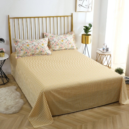 91家纺网 家纺一手货源 找家纺 （总）牧笛缘家纺 2025新款全棉12868单床单