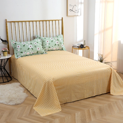 91家纺网 家纺一手货源 找家纺 （总）牧笛缘家纺 2025新款全棉12868单床单