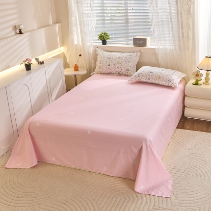 91家纺网 家纺一手货源 找家纺 （总）牧笛缘家纺 2025新款全棉12868单床单