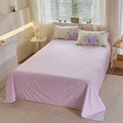 91家纺网 家纺一手货源 找家纺 （总）牧笛缘家纺 2025新款全棉12868单床单