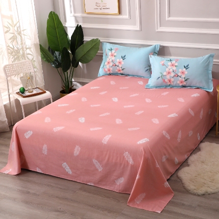 91家纺网 家纺一手货源 找家纺 （总）牧笛缘家纺 2025新款全棉12868单床单