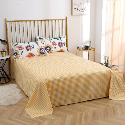 91家纺网 家纺一手货源 找家纺 （总）牧笛缘家纺 2025新款全棉12868单床单