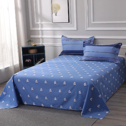 91家纺网 家纺一手货源 找家纺 （总）牧笛缘家纺 2025新款全棉12868单床单