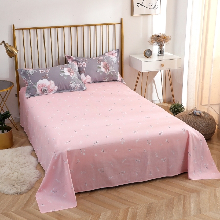 91家纺网 家纺一手货源 找家纺 （总）牧笛缘家纺 2025新款全棉12868单床单