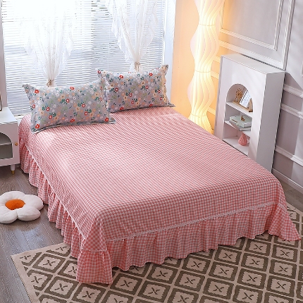 91家纺网 家纺一手货源 找家纺 （总）牧笛缘家纺 2025新款全棉12868单床裙