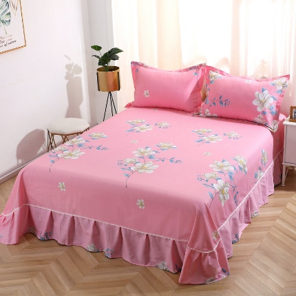 91家纺网 家纺一手货源 找家纺 （总）牧笛缘家纺 2025新款全棉12868单床裙