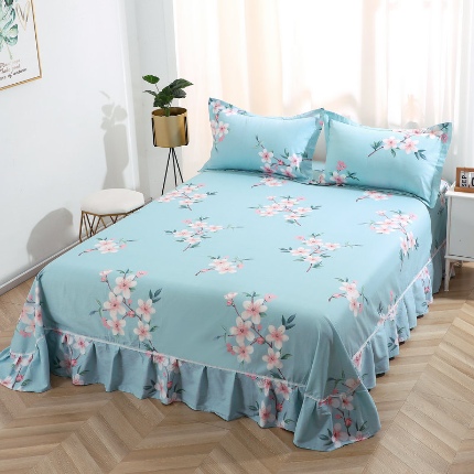 91家纺网 家纺一手货源 找家纺 （总）牧笛缘家纺 2025新款全棉12868单床裙