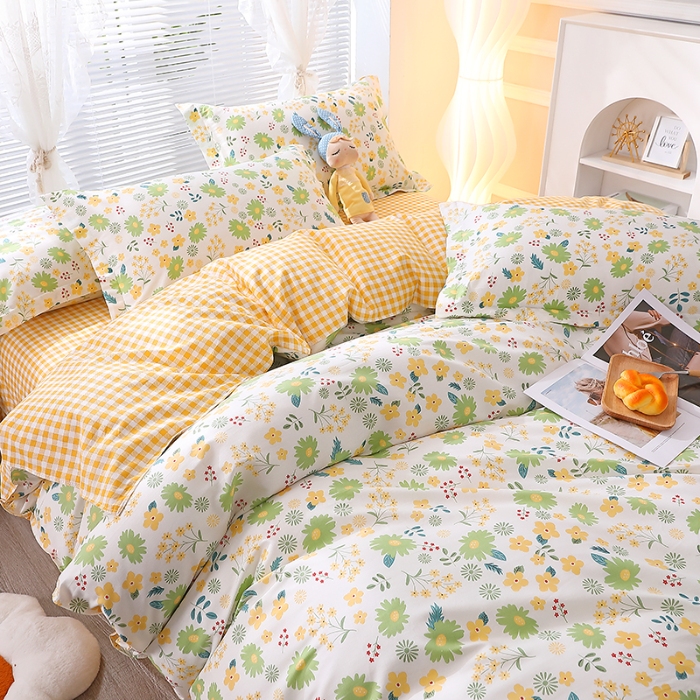 91家纺网 家纺一手货源 找家纺 （总）牧笛缘家纺 2025新款全棉12868单床裙