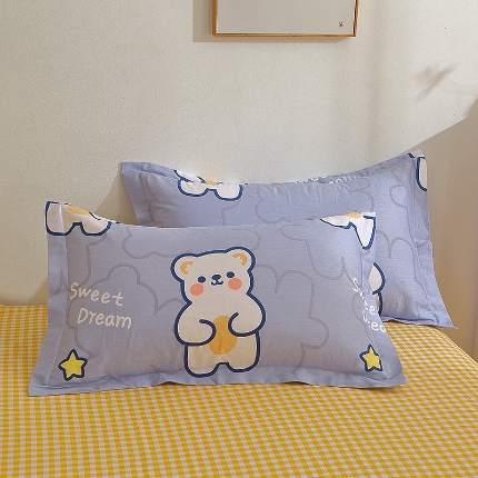 91家纺网 家纺一手货源 找家纺 （总）牧笛缘家纺 2025新款全棉12868单枕套