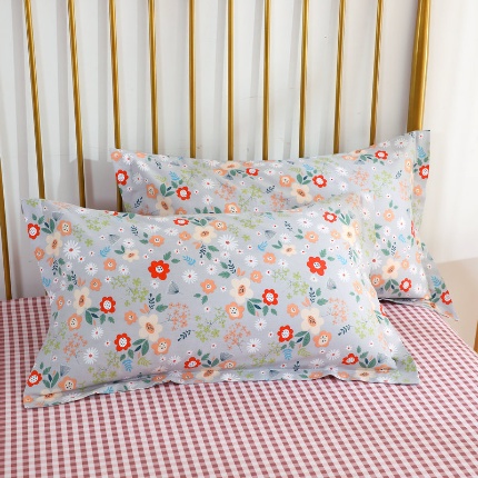 91家纺网 家纺一手货源 找家纺 （总）牧笛缘家纺 2025新款全棉12868单枕套