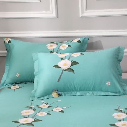 91家纺网 家纺一手货源 找家纺 （总）牧笛缘家纺 2025新款全棉12868单枕套