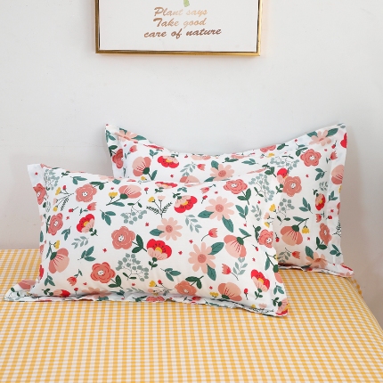 91家纺网 家纺一手货源 找家纺 （总）牧笛缘家纺 2025新款全棉12868单枕套