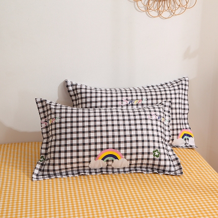 91家纺网 家纺一手货源 找家纺 （总）牧笛缘家纺 2025新款全棉12868单枕套