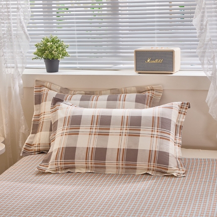 91家纺网 家纺一手货源 找家纺 （总）牧笛缘家纺 2025新款全棉12868单枕套