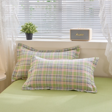 91家纺网 家纺一手货源 找家纺 （总）牧笛缘家纺 2025新款全棉12868单枕套