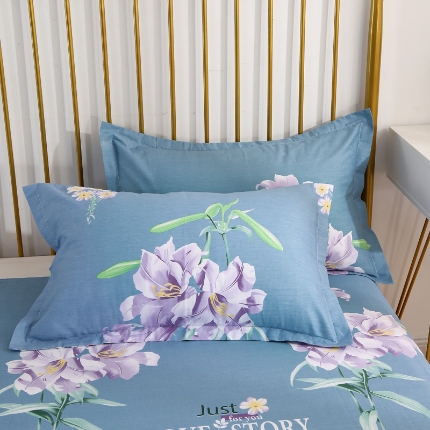 91家纺网 家纺一手货源 找家纺 （总）牧笛缘家纺 2025新款全棉12868单枕套