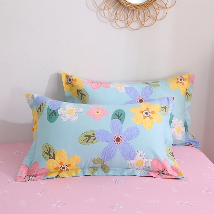 91家纺网 家纺一手货源 找家纺 （总）牧笛缘家纺 2025新款全棉12868单枕套