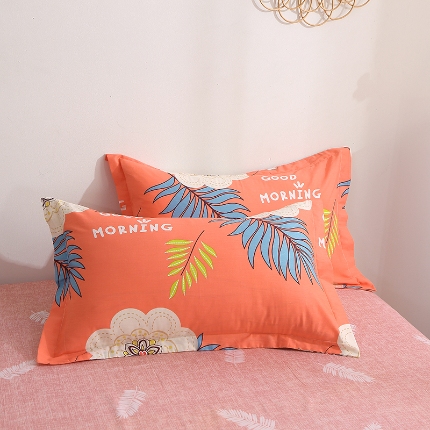 91家纺网 家纺一手货源 找家纺 （总）牧笛缘家纺 2025新款全棉12868单枕套