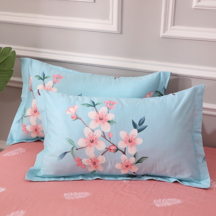 91家纺网 家纺一手货源 找家纺 （总）牧笛缘家纺 2025新款全棉12868单枕套