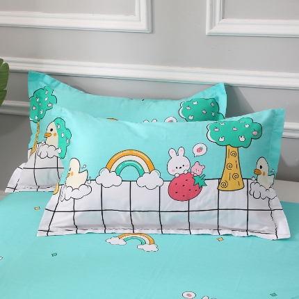 91家纺网 家纺一手货源 找家纺 （总）牧笛缘家纺 2025新款全棉12868单枕套