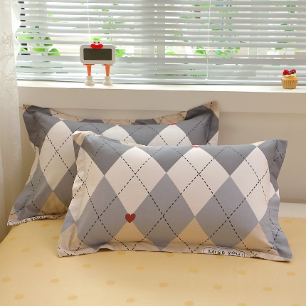 91家纺网 家纺一手货源 找家纺 （总）牧笛缘家纺 2025新款全棉12868单枕套