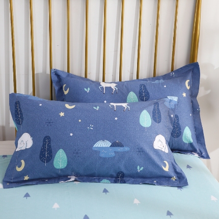 91家纺网 家纺一手货源 找家纺 （总）牧笛缘家纺 2025新款全棉12868单枕套