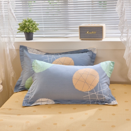 91家纺网 家纺一手货源 找家纺 （总）牧笛缘家纺 2025新款全棉12868单枕套