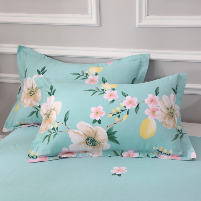 91家纺网 家纺一手货源 找家纺 （总）牧笛缘家纺 2025新款全棉12868单枕套