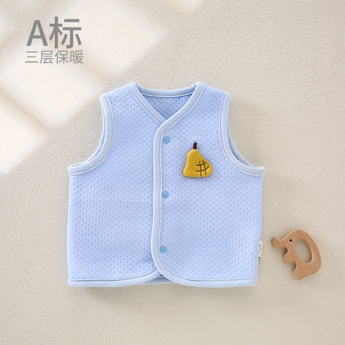 91家纺网 家纺一手货源 找家纺 （总）【惊喜捡漏】儿童马甲a类婴幼儿男女宝宝棉空气层保暖小背心春秋