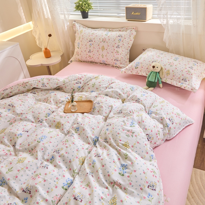 91家纺网 家纺一手货源 找家纺 （总）牧笛缘家纺 2025新款全棉12868四件套