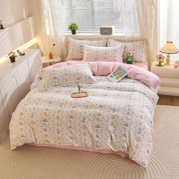 91家纺网 家纺一手货源 找家纺 （总）牧笛缘家纺 2025新款全棉12868四件套